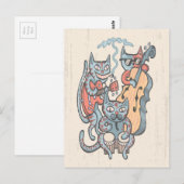 Hep Cat Band Postkarte (Vorne/Hinten)