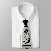 hep cat print krawatte (Gebunden)