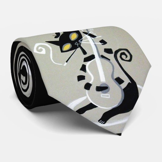 hep cat print krawatte (Gerollt)