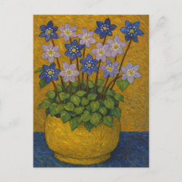 Hepatica Postcard Postkarte
