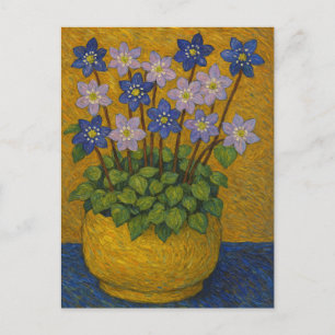 Hepatica Postcard Postkarte