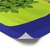 Hepatica-Poster Poster (Ecke)