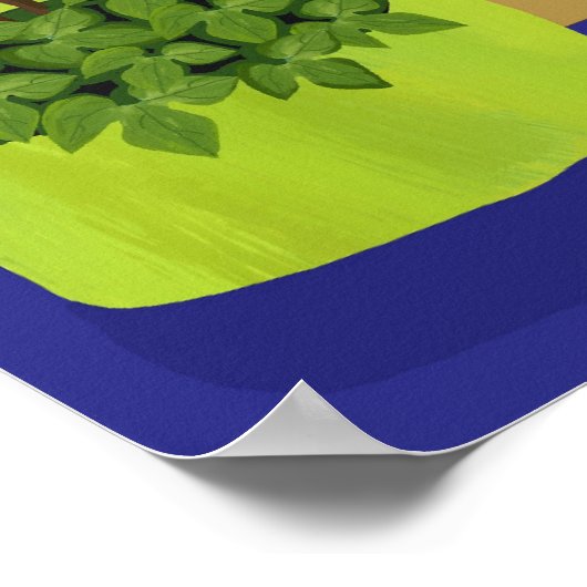 Hepatica-Poster Poster (Ecke)