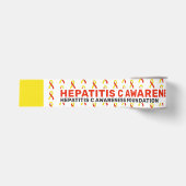 Hepatitis-C-Bewusstseinsmuster-Schleife Ripsband (Vorderseite)
