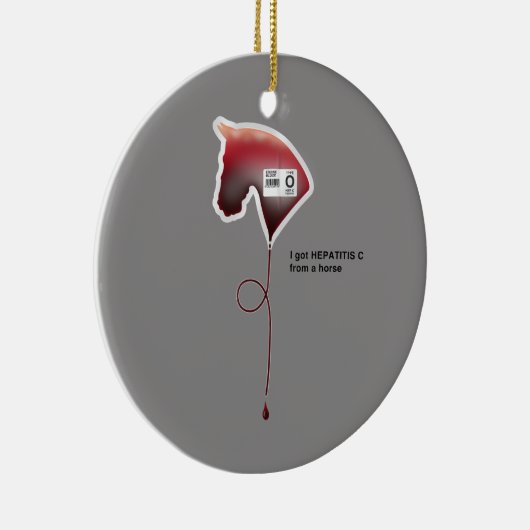 Hepatitis C Keramikornament (Rechts)