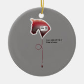 Hepatitis C Keramikornament (Vorne)