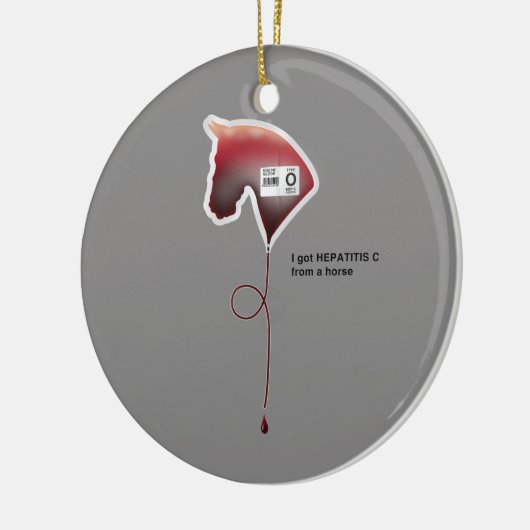 Hepatitis C Keramikornament (Links)