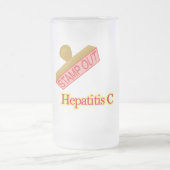 Hepatitis C Mattglas Bierglas (Mittel)