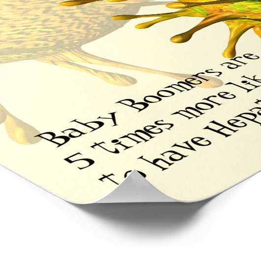 Hepatitis C — Testen Poster (Ecke)