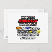 Hepatologe .. OMG WTF LOL Postkarte (Vorne/Hinten)