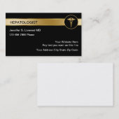 Hepatologist-Visitenkarten Visitenkarte (Vorne/Hinten)
