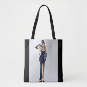 Hepburn in Tiffany's Tasche (Vorderseite)