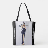 Hepburn in Tiffany's Tasche (Rückseite)