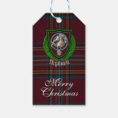 Hepburn Scottish Clan Tartan & Crest Geschenkanhänger (Vorderseite)