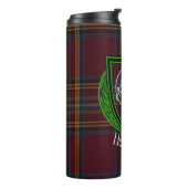 Hepburn Scottish Clan Tartan & Crest Thermosbecher (Nach links gedreht)
