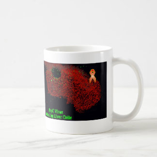 HepC angreifende Leber-Zellen Kaffeetasse
