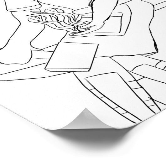 Hephaestus-Farbseite Poster (Ecke)