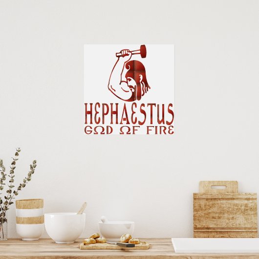 Hephaestus Poster (Küche)
