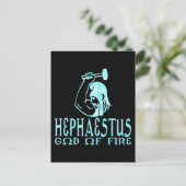 Hephaestus Postkarte (Stehend Vorderseite)