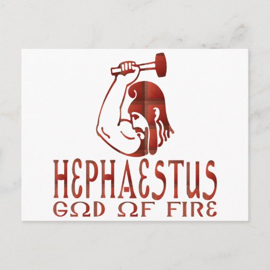 Hephaestus Postkarte (Vorderseite)
