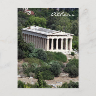 Hephaestus View Athens Postkarte