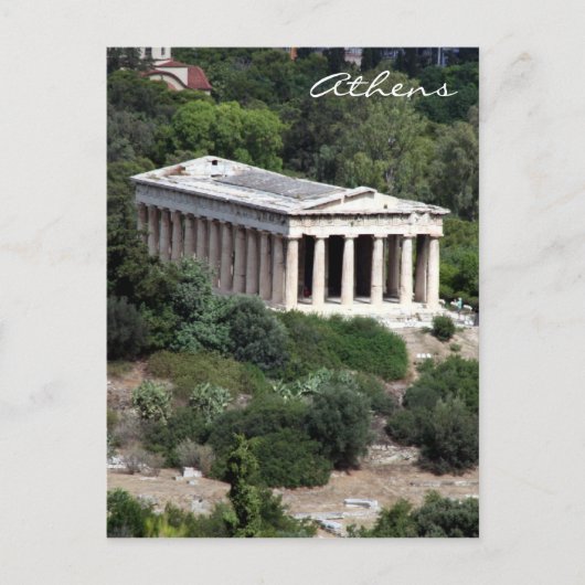 Hephaestus View Athens Postkarte (Vorderseite)