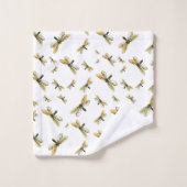 Hepialus humuli women - Ghost Moth oder Ghost Swif Badhandtuch Set (Waschlappen)