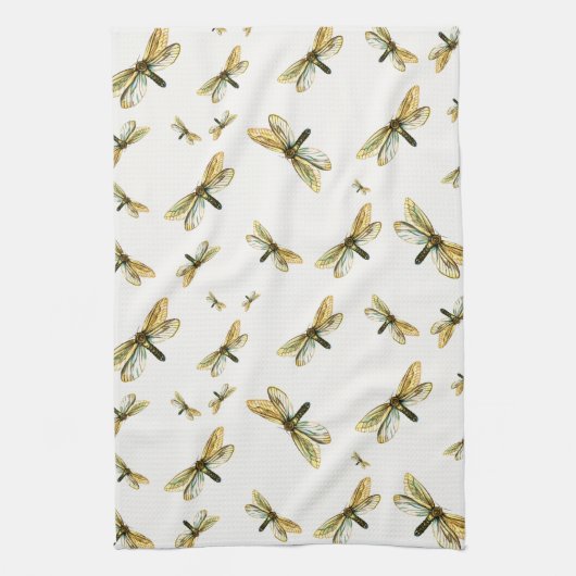 Hepialus humuli women - Ghost Moth oder Ghost Swif Geschirrtuch (Vertikal)