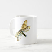 Hepialus humuli women - Ghost Moth oder Ghost Swif Kaffeetasse (Vorderseite Links)