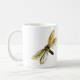 Hepialus humuli women - Ghost Moth oder Ghost Swif Kaffeetasse