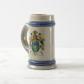 Hepp Familienwappen Bierglas (Vorderseite Links)
