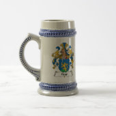 Hepp Familienwappen Bierglas (Links)
