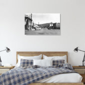 Heppner, Oregon Main Street View Foto Leinwanddruck (Insitu (Schlafzimmer))