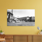 Heppner, Oregon Main Street View Foto Leinwanddruck (Insitu (Wohnzimmer))