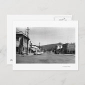 Heppner, Oregon Main Street View Foto Postkarte (Vorne/Hinten)