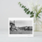 Heppner, Oregon Main Street View Foto Postkarte (Stehend Vorderseite)