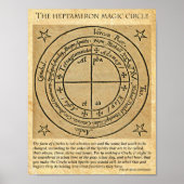 HEPTAMERON MAGICKREIS POSTER (Vorne)