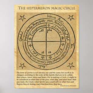 HEPTAMERON MAGICKREIS POSTER