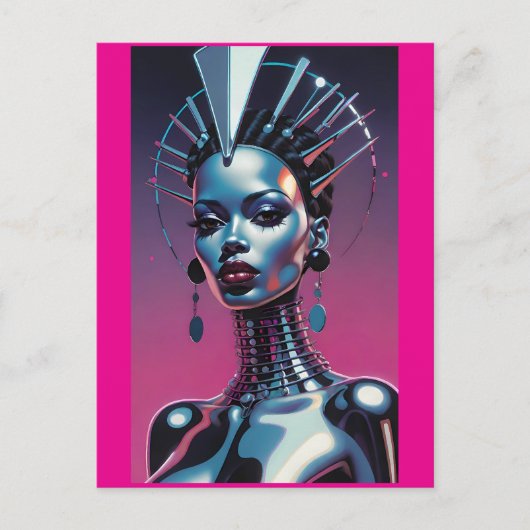 Her Beauty Was Indistinguishable Postkarte (Vorderseite)