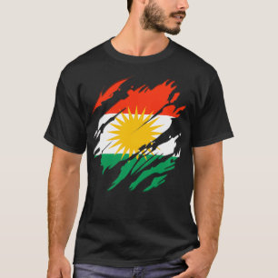 Her Biji Kurdistan Flag Kurde Pullover
