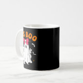 Her Boo & His Boo Funny Matching Halloween Cou Kaffeetasse (Vorderseite Links)