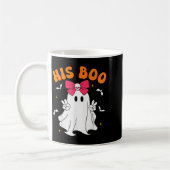 Her Boo & His Boo Funny Matching Halloween Cou Kaffeetasse (Links)