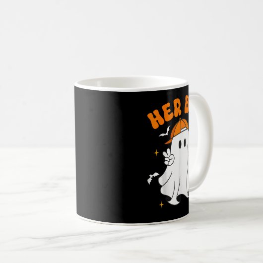 Her Boo & His Boo Funny Matching Halloween Cou Kaffeetasse (VorderseiteRechts)