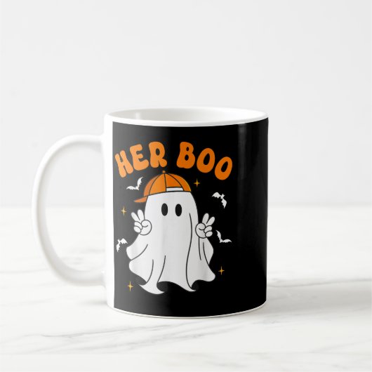 Her Boo & His Boo Funny Matching Halloween Cou Kaffeetasse (Links)