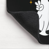 Her Boo & His Boo Funny Matching Halloween Cou Mousepad (Ecke)