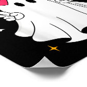 Her Boo &amp; His Boo Funny Matching Halloween Cou Poster (Ecke)