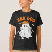 Her Boo & His Boo Funny Matching Halloween Cou T-Shirt (Vorderseite)