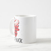 Her Buck Deer Hunting Christmas Husband Gift Coupl Kaffeetasse (Vorderseite Links)