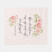 Her children rise up and call her blessed  fleecedecke (Vorderseite (Horizontal))