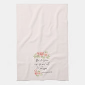 Her children rise up and call her blessed  geschirrtuch (Vertikal)